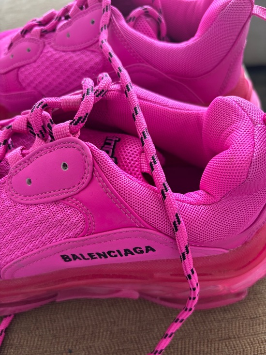 Balenciaga Other - Balenciaga Hot Pink Chunky Athletic Sneakers